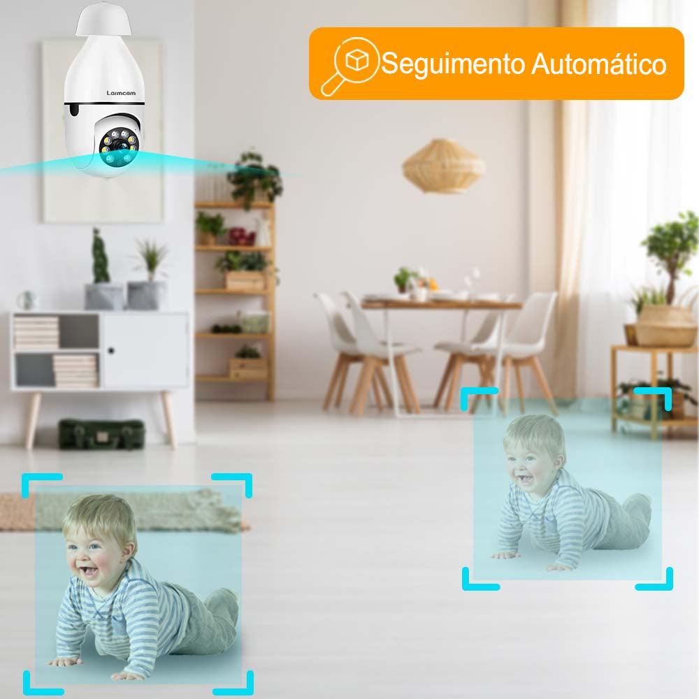 Câmera de Segurança Full HD / Wifi Rotativa 360° - Manias Brasileira